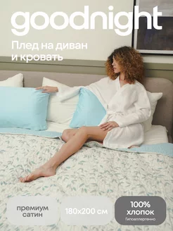 Плед 180х200 GoodNight 102781180 купить за 1 931 ₽ в интернет-магазине Wildberries