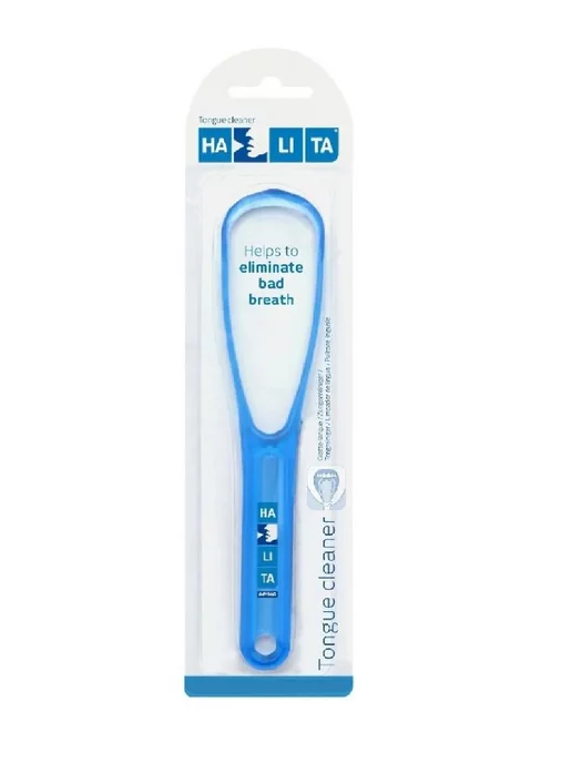 Vitis Скребок для языка Halita Tounge Cleaner, синий, фото 3