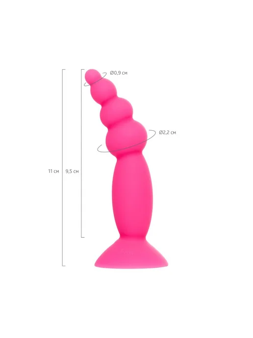 TOYFA A-Toys Небольшая силиконовая анальая втулка на присоске A-ToysHild, вариант, фото 8