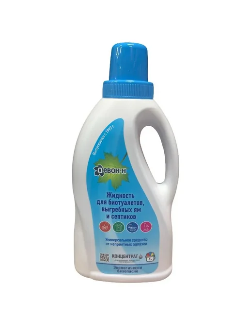 Девон Н для биотуалетов, ям и септиков 1 л, 1 л, фото 2