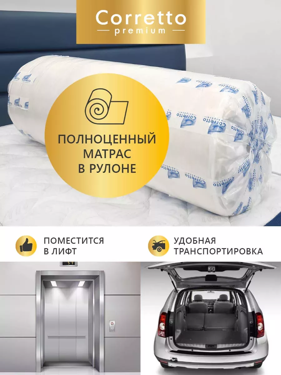 Матрас 180х200 пружинный ортопедический Premium Corretto 102896034 купить  за 20 312 ₽ в интернет-магазине Wildberries