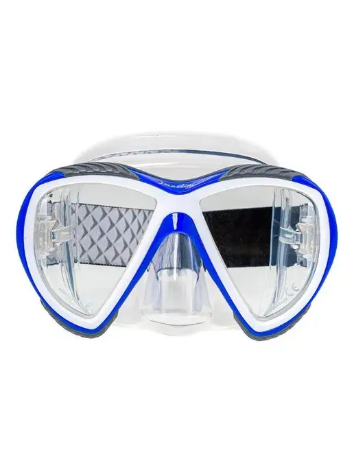 Marlin Маска для плавания ACCENT BLUE WHITE, дайвинг, синий, фото 2