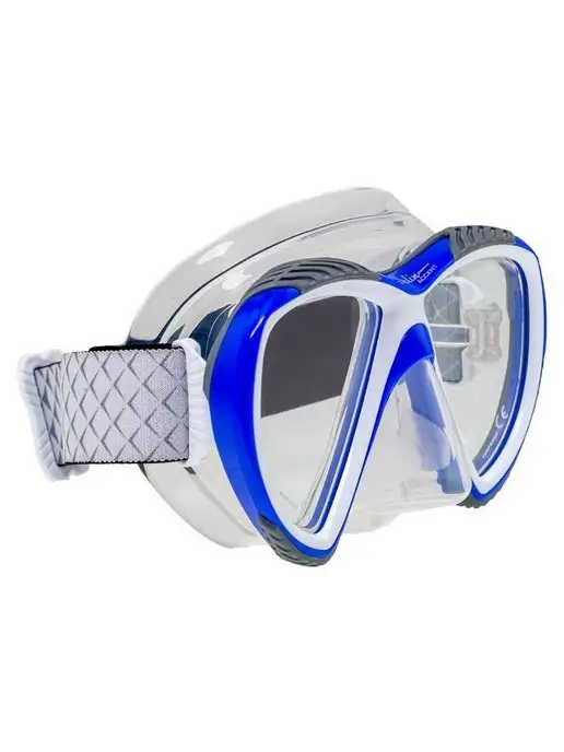 Marlin Маска для плавания ACCENT BLUE WHITE, дайвинг, синий, фото 4