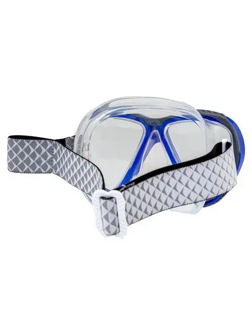 Marlin Маска для плавания ACCENT BLUE WHITE, дайвинг, синий, фото 6