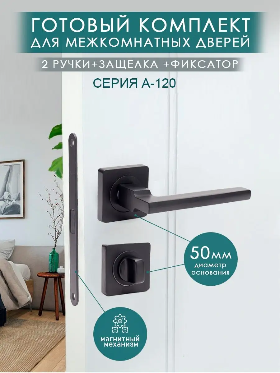 Комплект ручек с магнитным замком LOCKed 103109494 купить за 1 270 ₽ в  интернет-магазине Wildberries