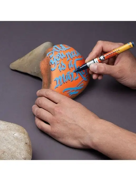 Molotow Акриловый маркер для рисования One4all 127HS #209 2мм, голубой, фото 8