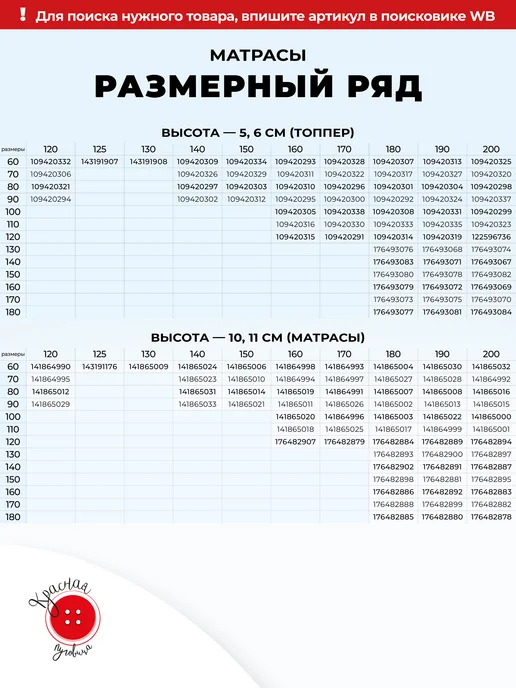 Красная Пуговица Матрас Дуэт струтопласт с койрой 90 на 120, красный, фото 2