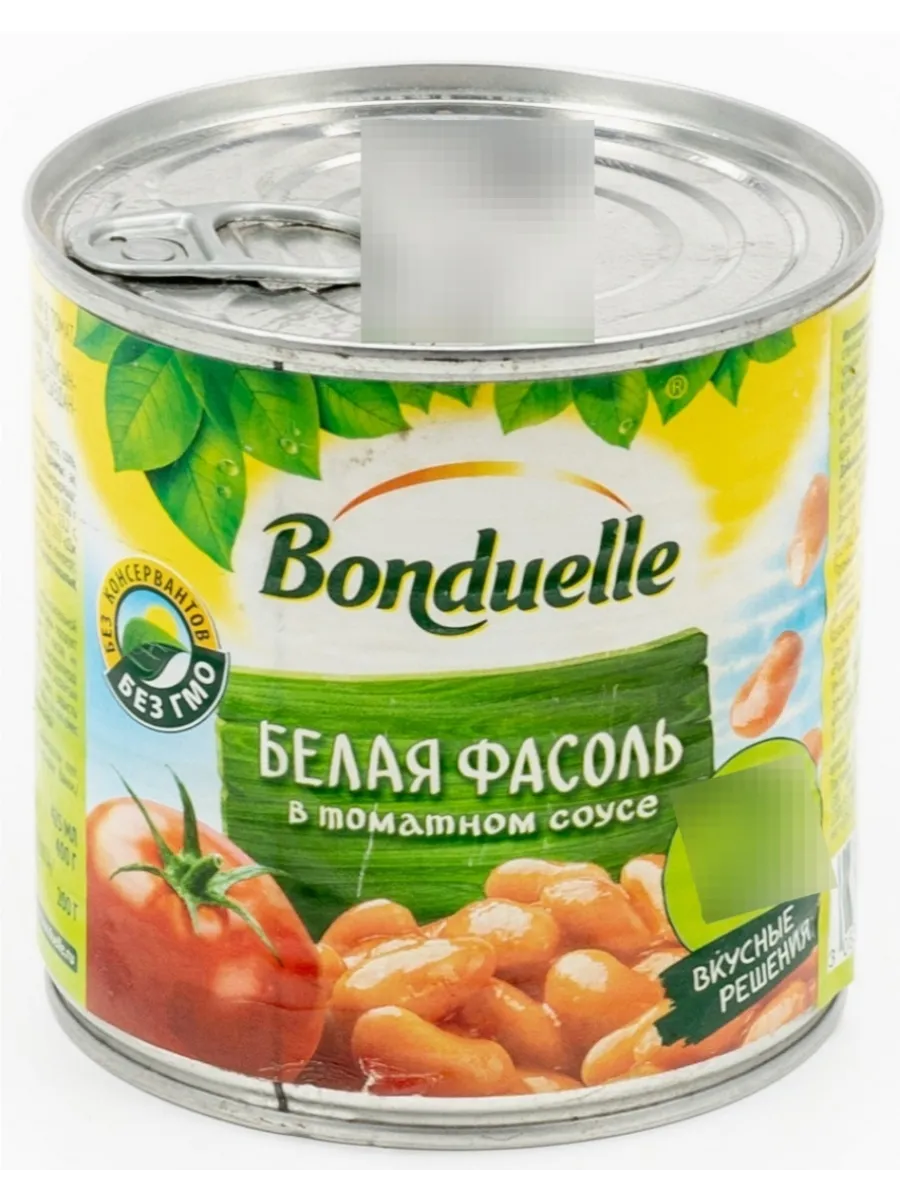 Фасоль белая консервированная 425г (комплект из 6 шт) Bonduelle 103185983  купить за 1 243 ₽ в интернет-магазине Wildberries