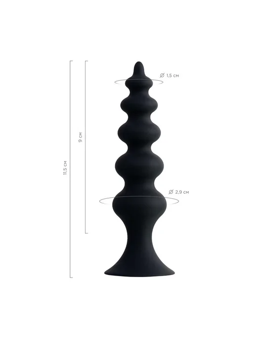 TOYFA POPO Pleasure Анальная елочка Indi на присоске, вариант, фото 3