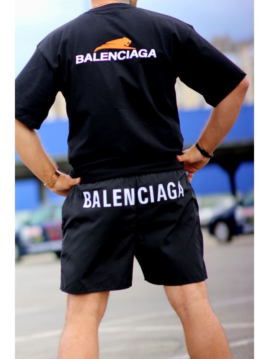 Balenciaga черные шорты