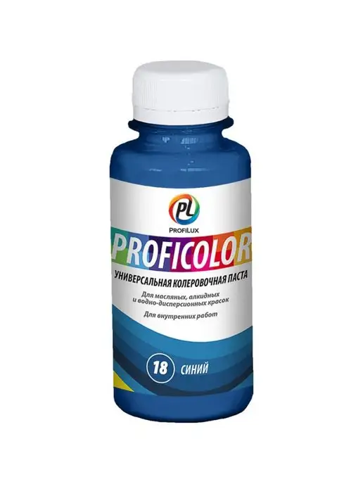 Profilux Колер универсальный Proficolor 18 синий 100 мл, 100 мл, фото 5