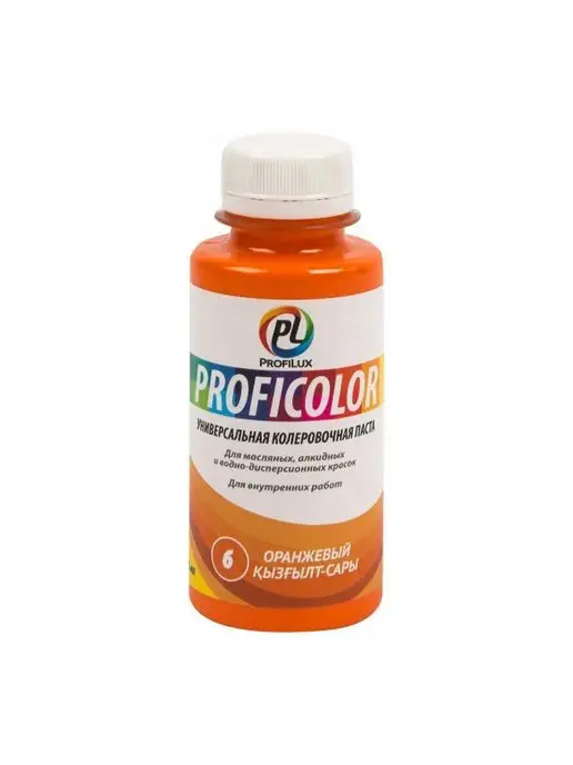 Profilux Колер универсальный Proficolor 06 оранжевый 100 мл, 100 мл, фото 5