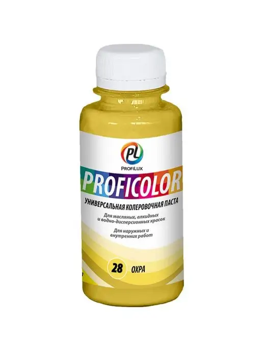 Profilux Колер универсальный Proficolor 28 охра 100 мл, 100 мл, фото 5