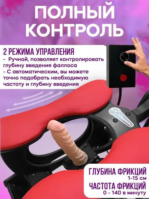 LoveMachines Секс машина Электрообезьянка, качается с питанием и без, черный, фото 3