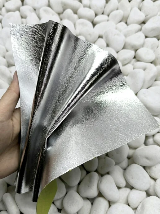 Kozha_natural Натуральная кожа для творчества, серый, фото 4