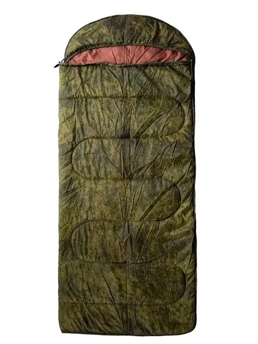 Forest camp Спальный мешок туристический, зеленый, фото 5
