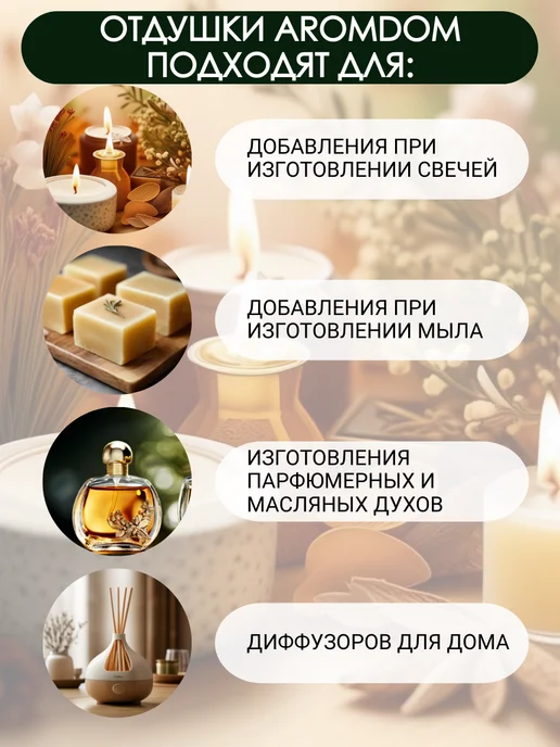 Aromdom Отдушка для свечей и мыла. 15 мл. Tiziana Terenzi Kirke, 15 мл, фото 3