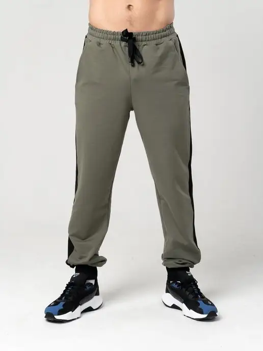 VasmaniBrand Спортивные штаны джоггеры, зеленый, фото 4