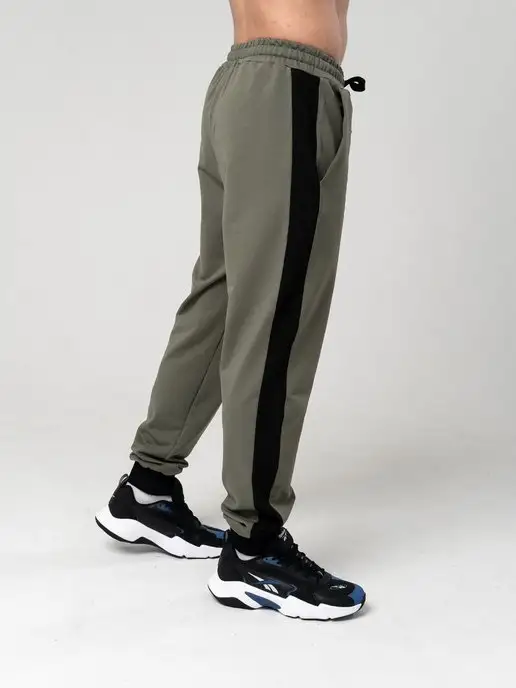VasmaniBrand Спортивные штаны джоггеры, зеленый, фото 5