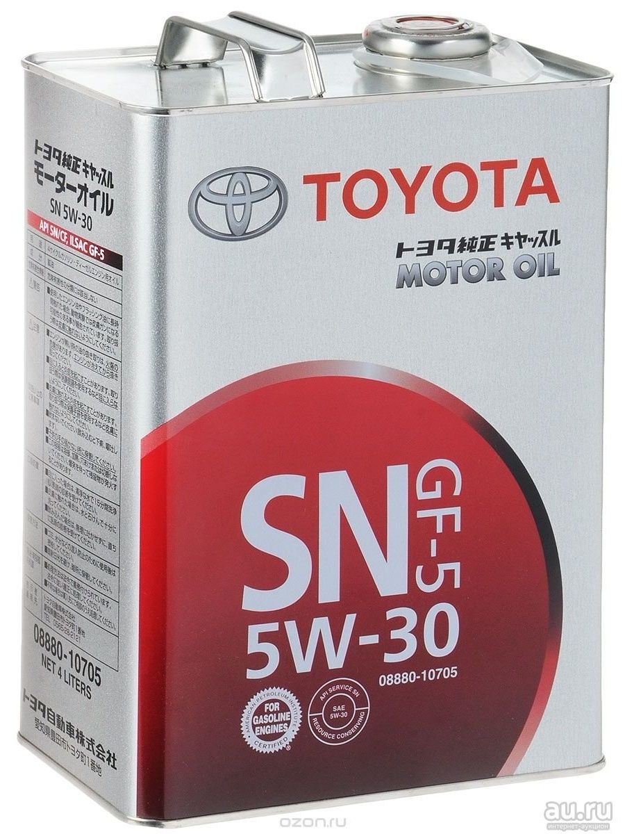 Моторное масло тойота отзывы. Toyota SN 5w-30. Toyota 5w30 SN/CF gf-5. Toyota SN/gf-5 5w-30 4л. Toyota Motor Oil 5w-30.
