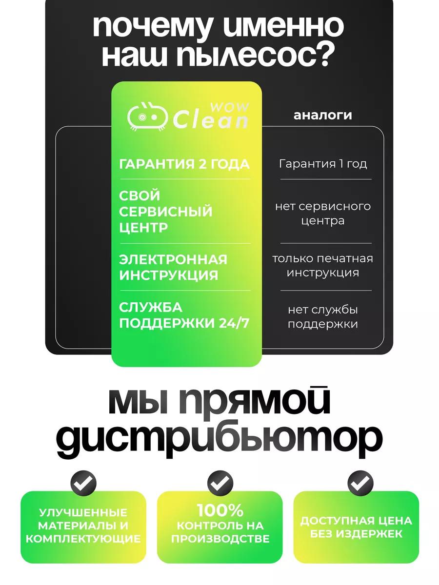 Умный робот пылесос для сухой и влажной уборки CleanWow 103368501 купить за  1 812 ₽ в интернет-магазине Wildberries