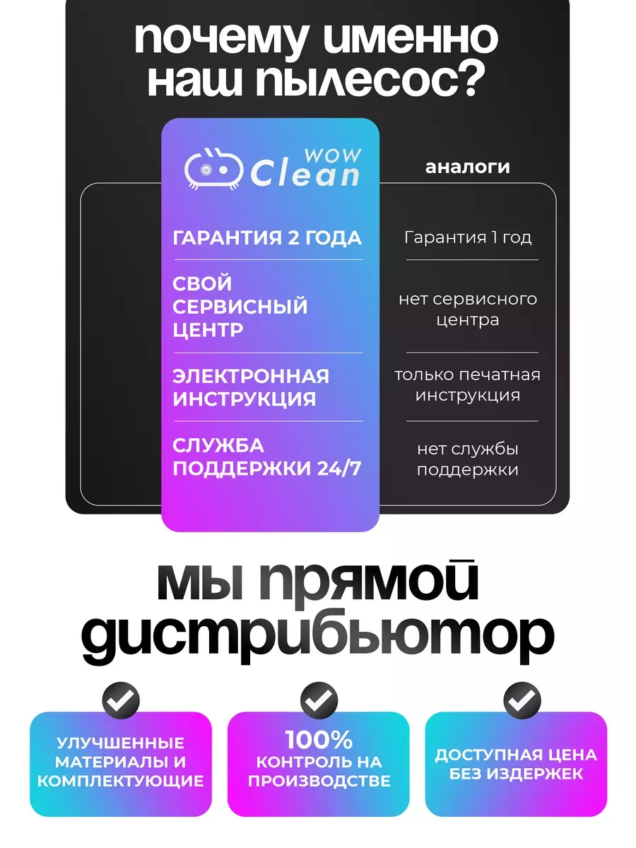 Умный робот пылесос CleanWow 103373088 купить за 2 263 ₽ в  интернет-магазине Wildberries