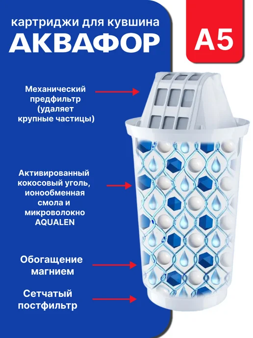 Аквафор Фильтр кувшин Престиж вишневый, красный, фото 5