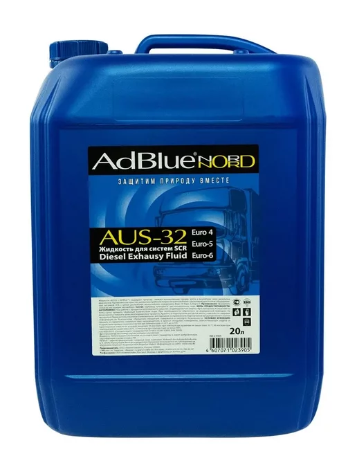 NORD Водный раствор мочевины AdBlue 20 л. AUS-32, 20 л, фото 2