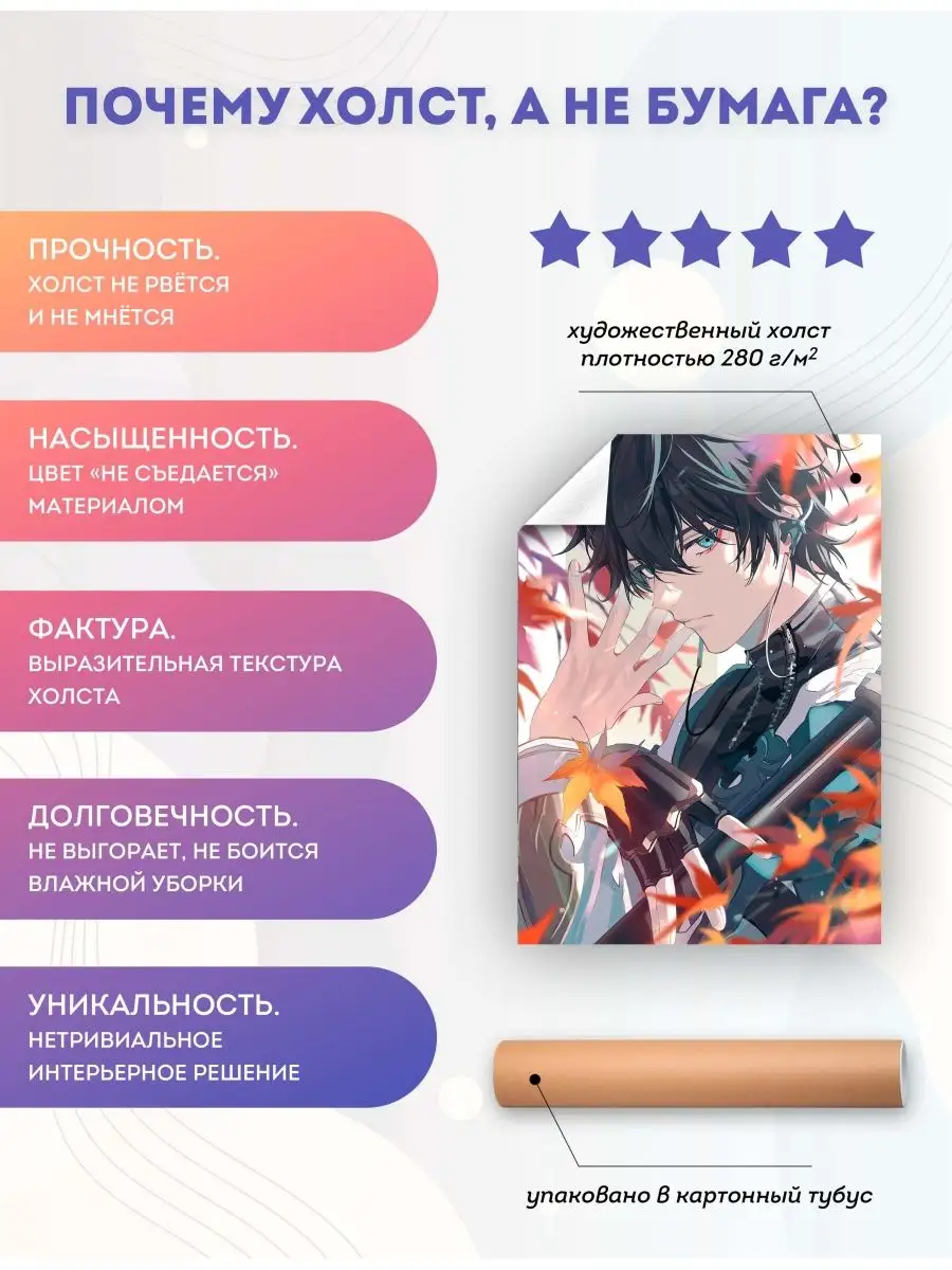 PosterNak Постер Игра Honkai Star Rail Дань Хэн (32) 60х80 см