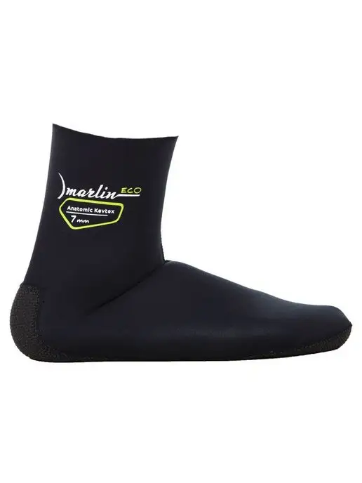 Marlin Носки неопреновые ANATOMIC KEVTEX ECO 7 мм, черный, фото 5