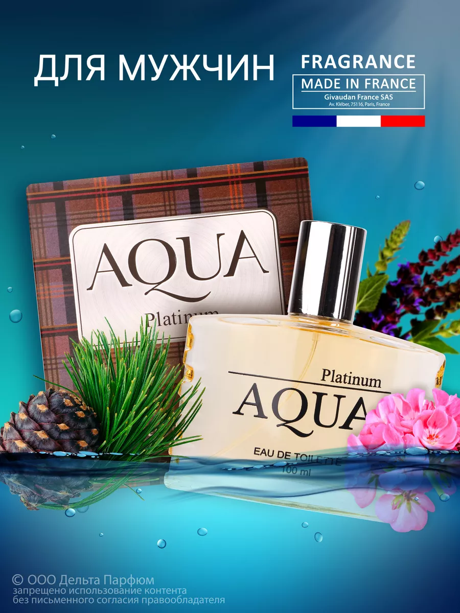 Духи Aqua Platinum 100 мл Delta PARFUM 103471053 купить за 330 ₽ в  интернет-магазине Wildberries