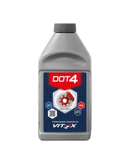 VITEX Жидкость тормозная ДОТ-4 V800310 455г, 455 г