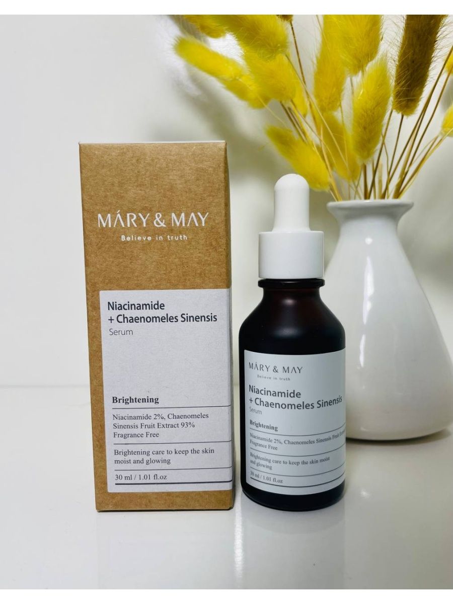 Mary may niacinamide chaenomeles sinensis serum