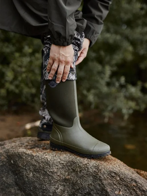 REMINGTON synergy world Сапоги резиновые Remington Men Tall Rubber Boots, зеленый, фото 8