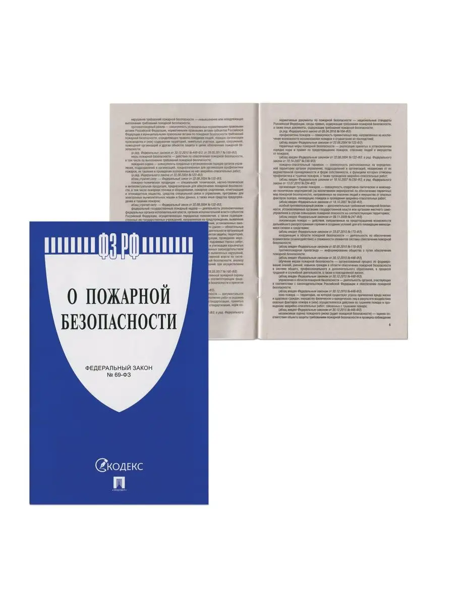 Брошюра Закон РФ О пожарной безопасности Проспект 103556540 купить за 1 306  ₽ в интернет-магазине Wildberries