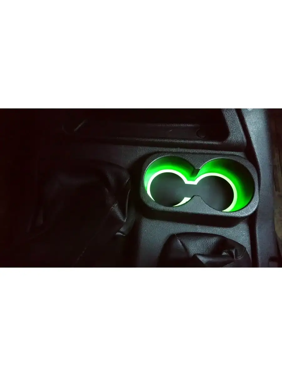 Подсветка лужи (зоны выхода) УАЗ логотип (к-кт 2шт, коронка) / 1753 подсветка двери