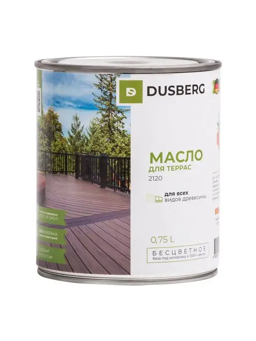 Dusberg Масло для террас 2120, бесцветное, 0.75л, 750 мл, фото 2