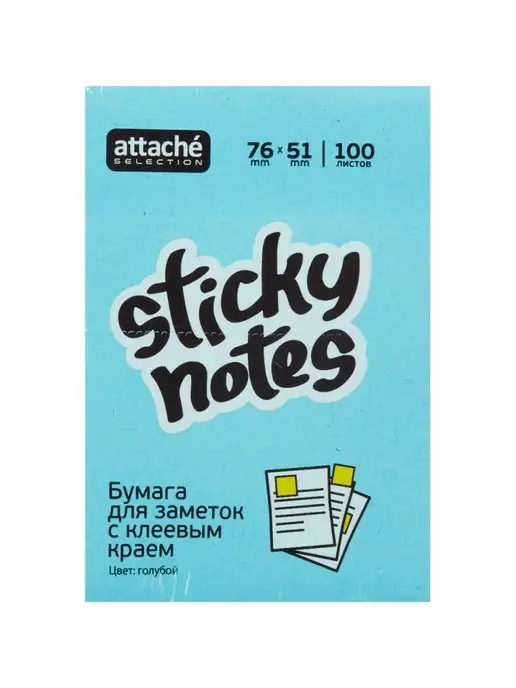 Attache Selection Стикеры 76х51 неон, 76x51, фото 2