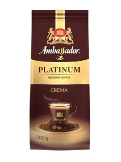 Kофе молотый Ambassador Crema, 200 гр Ambassador 103618937 купить за 247 ₽ в интернет-магазине Wildberries