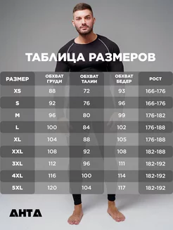 Термобелье мужское комплект