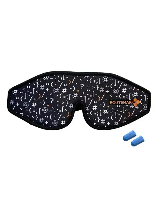 ROUTEMARK Маска для сна 3D Эволюция Norton, черный, фото 3