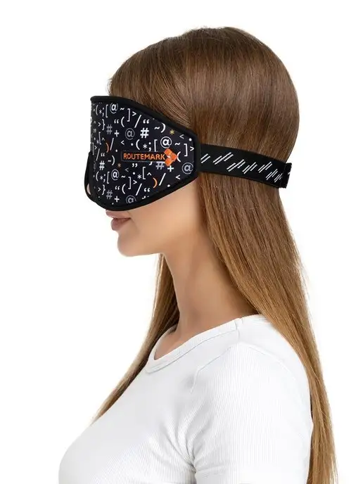 ROUTEMARK Маска для сна 3D Эволюция Norton, черный, фото 6