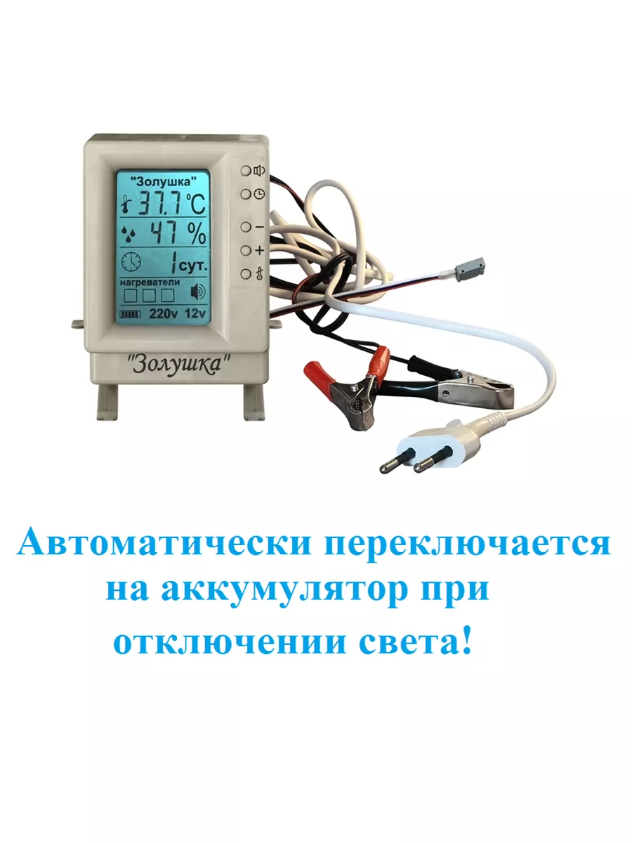 Инкубатор для яиц автоматический 70 штук 220 и 12В ЗОЛУШКА 103726286 купить  за 5 754 ₽ в интернет-магазине Wildberries