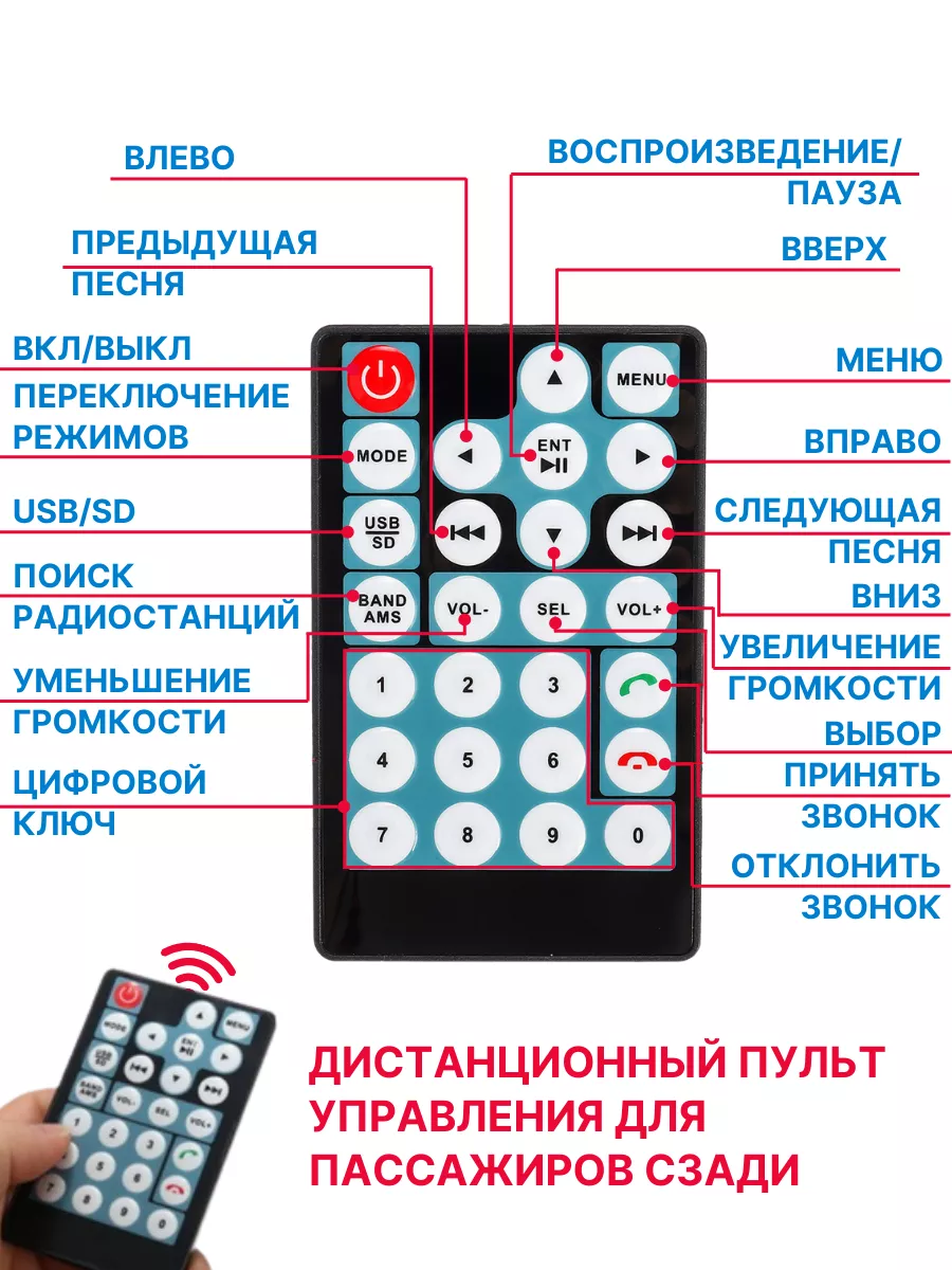 Магнитола автомобильная 2din Автомагнитола сенсорная TSOY 103732200 купить  за 2 739 ₽ в интернет-магазине Wildberries