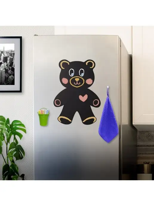 Brauberg Доска на холодильник магнитно-меловая Teddy Bear, вариант, фото 3