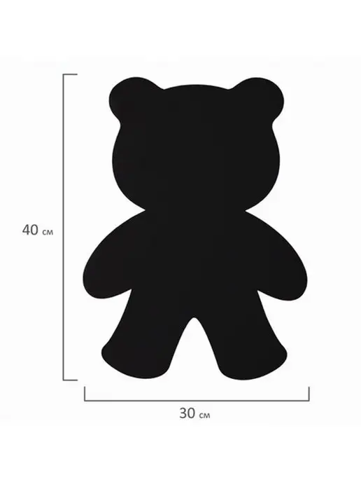 Brauberg Доска на холодильник магнитно-меловая Teddy Bear, вариант, фото 5