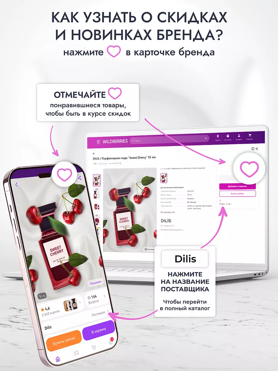 Парфюмерная вода Candy Kiss 100 мл DILIS 103786408 купить в  интернет-магазине Wildberries