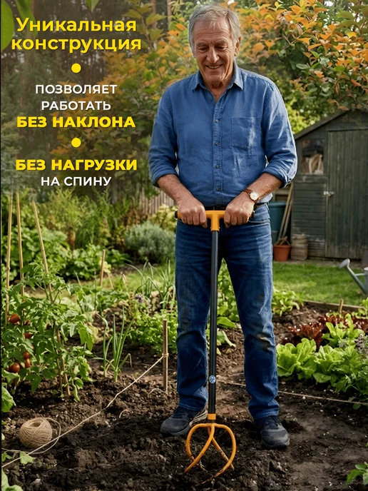 Торнадо Культиватор ручной садовый, вариант, фото 2