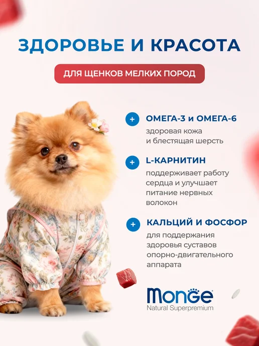 Сухой корм MONGE Speciality Line для собак, щенки, ягненок, 7,8 кг, фото 2