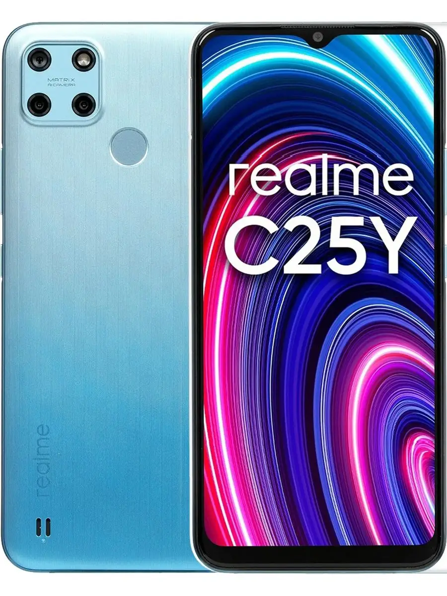 Смартфон Realme C25Y 4Gb / 64Gb Realme 103941713 купить в интернет-магазине  Wildberries